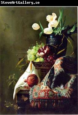 unknow artist Floral, beautiful classical still life of flowers.115